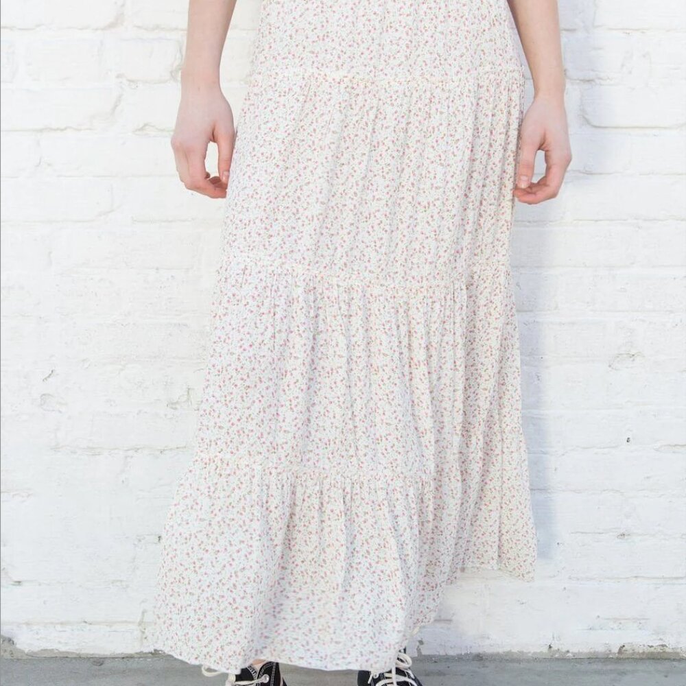 Brandy Melville Izzy Floral Maxi Skirt